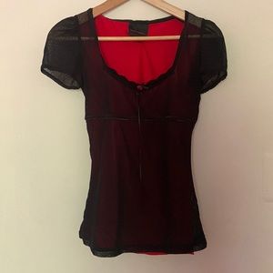 queen of darkness mesh top